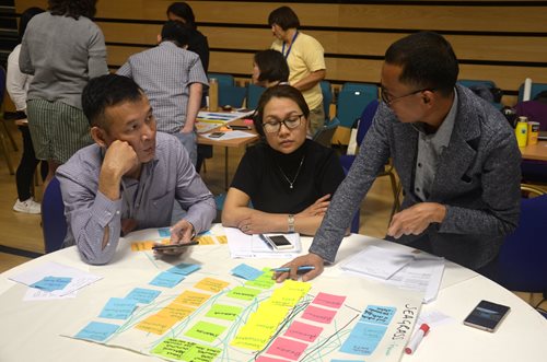 Interesting and colourful workshop on Bayesian Belief Networks and conceptual modeling