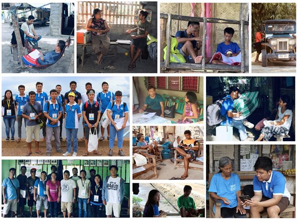 Figure 3) The Blue Communities Survey in Taytay, Aborlan and Puerto Princesa City, Palawan