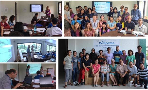 Figure 1) Some training events conducted in Western Philippines University, Philippines along with the Annual Progress Meeting 2018